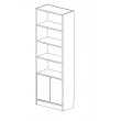 Bookshelf with Bottom 2 door Cupboard 